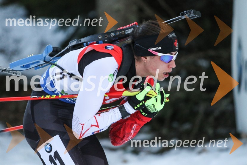  Rosanna Crawford, biatlonka (Kanada)BMW IBU Svetovni pokal v biatlonu, Pokljuka 2014