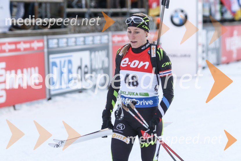  Enora Latuilliere, biatlonka (Francija)BMW IBU Svetovni pokal v biatlonu, Pokljuka 2014
