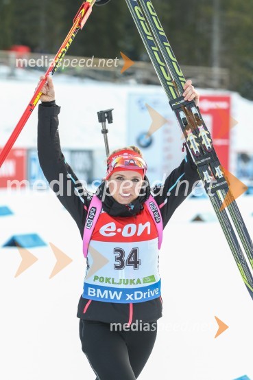  Gabriela Soukalová, biatlonka (Češka)BMW IBU Svetovni pokal v biatlonu, Pokljuka 2014