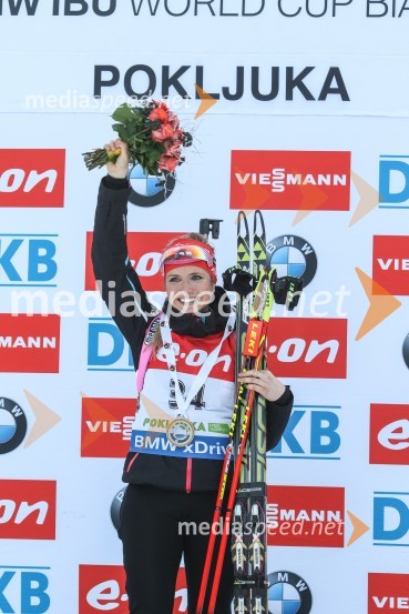  Gabriela Soukalová, biatlonka (Češka)BMW IBU Svetovni pokal v biatlonu, Pokljuka 2014