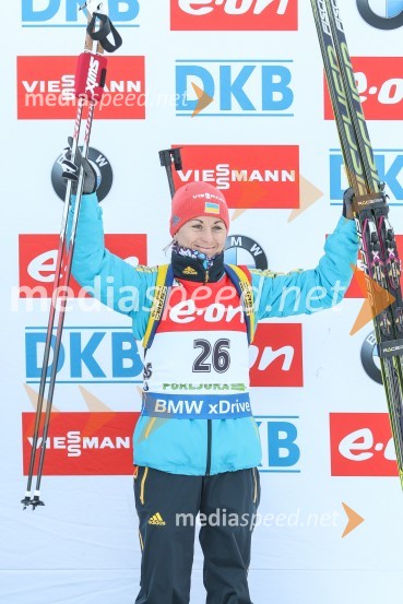  Valj Semerenko, biatlonka (Ukrajina)BMW IBU Svetovni pokal v biatlonu, Pokljuka 2014
