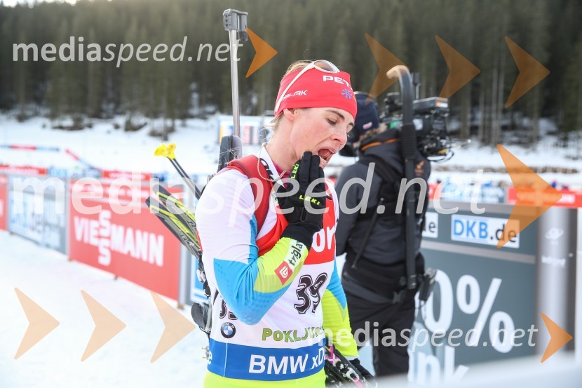  Andreja Mali, biatlonka (Slovenija)BMW IBU Svetovni pokal v biatlonu, Pokljuka 2014
