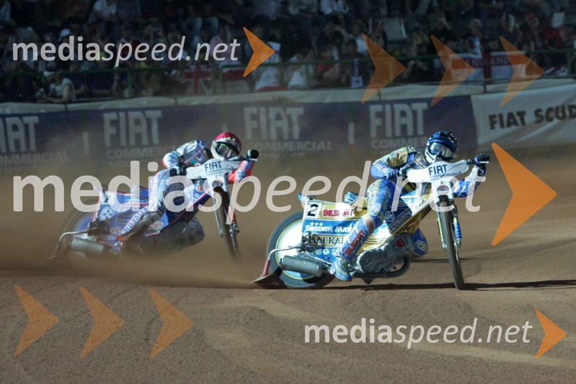 Jason Crump, Avstralija in Tony Rickardsson, ŠvedskaSPEEDWAY, Speedway Grand Prix - VN Italije 2005 dirka