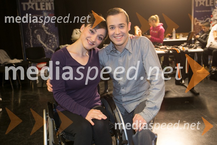  Barbara  Šamperl, plesalka;  Klemen  Pirman, plesalecJana Šušteršič je zmagovalka showa Slovenija ima talent 2014