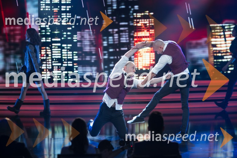  Blaž Slanič;  Filip KržišnikJana Šušteršič je zmagovalka showa Slovenija ima talent 2014