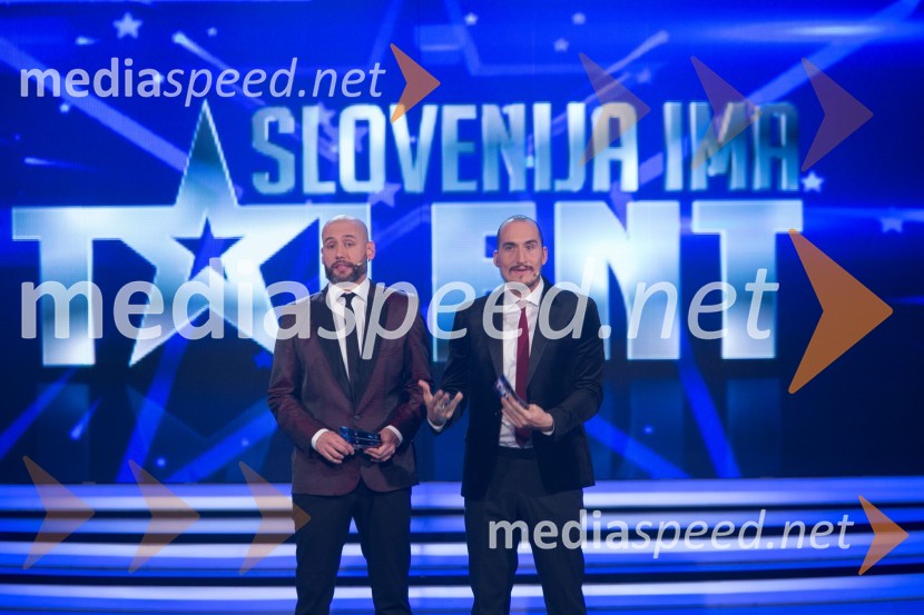  Peter Poles, voditelj;  Vid  Valič, voditeljJana Šušteršič je zmagovalka showa Slovenija ima talent 2014