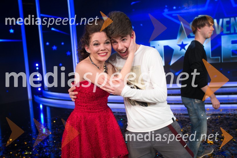 Jana Šušteršič, zmagovalka šova Slovenija ima talent;  Igor  ŠušteršičJana Šušteršič je zmagovalka showa Slovenija ima talent 2014