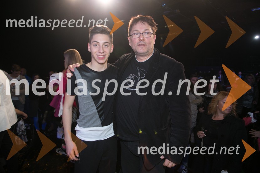  Steven Rahman, finalist oddaje Slovenija ima talent 2014;  Sandi VovkJana Šušteršič je zmagovalka showa Slovenija ima talent 2014