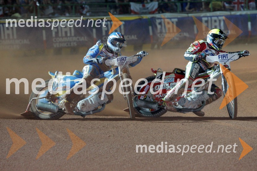Andreas Jonsson, Švedska in Leigh Adams, AvstralijaSPEEDWAY, Speedway Grand Prix - VN Italije 2005 dirka