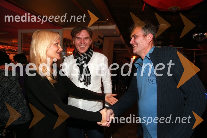 dr. Jerneja Jager, izvršna direktorica divizije Modiana, Mercator d.d.; mag. David Kastelic, predsednik uprave, Zavarovalnica Maribor d.d.;  Marko Planinšec16. tradicionalna božična čaga: Soul Fingers in Crossroads