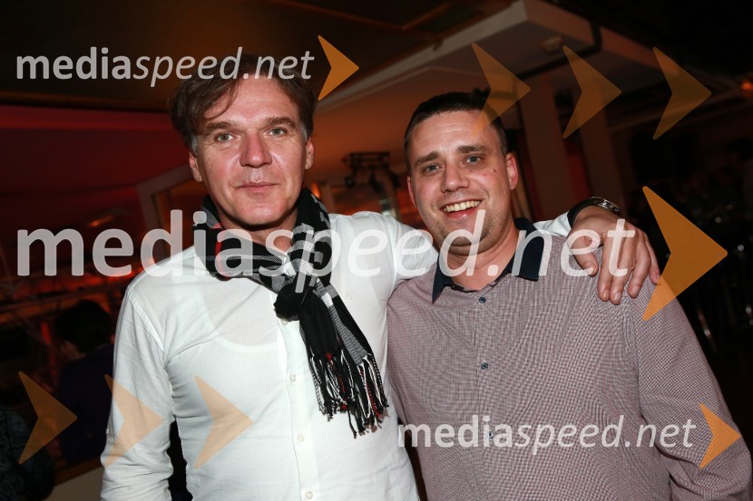 mag. David Kastelic, predsednik uprave, Zavarovalnica Maribor d.d.;  Gregor Lednik, Zavarovalnica Maribor16. tradicionalna božična čaga: Soul Fingers in Crossroads