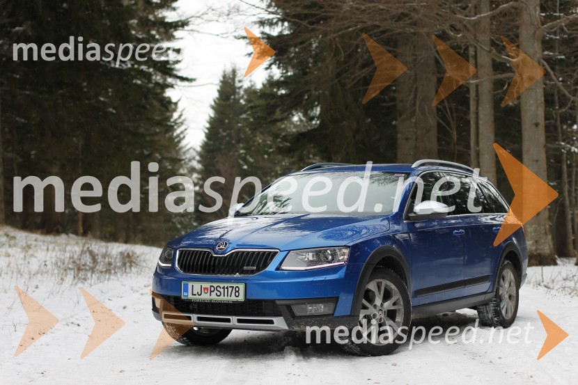 Škoda Octavia Combi Scout 2.0 TDI 4x4Škoda Octavia Combi Scout 2.0 TDI 4x4, mediaspeed test