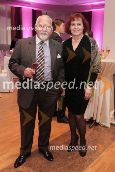  Samir Amarin, častni generalni konzul Jordanije; dr.  Valerija Bužan, direktorica VDC Dolfke BoštjaničičTradicionalno srečanje poslovnih partnerjev hotelov Slon, Lovec in Kompas