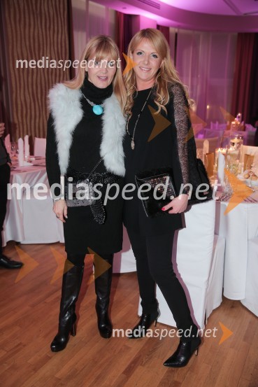  Dada  Jerovšek, Kaval Group;  Bernarda Trebušak, članica uprave Aerodrom Ljubljana d.d.Tradicionalno srečanje poslovnih partnerjev hotelov Slon, Lovec in Kompas