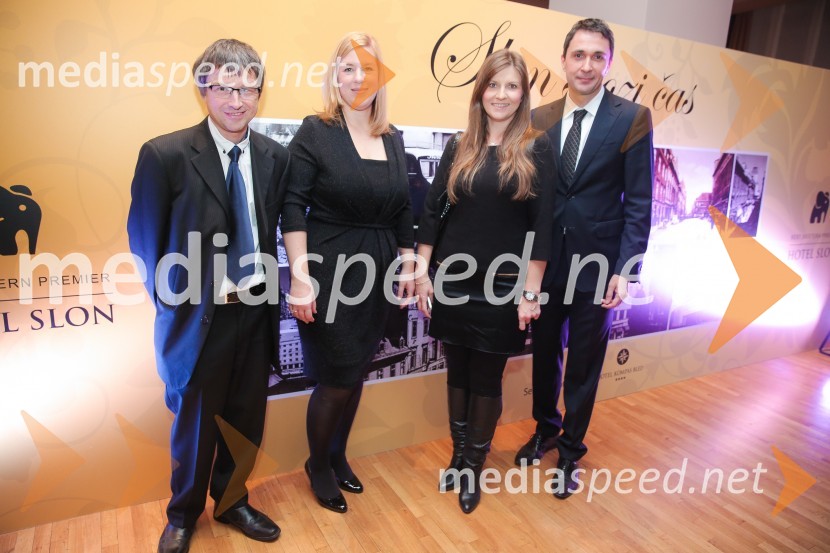  Aleš  Černigoj,  vodja Oglasnega trženja za revijalni del Krater Media;  Nataša  Keršič Razinger, direktorica hotela Kompas ;  ... ;  Gregor  Jamnik, direktor hotela SlonTradicionalno srečanje poslovnih partnerjev hotelov Slon, Lovec in Kompas