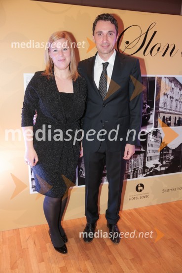  Nataša  Keršič Razinger, direktorica hotela Kompas ;  Gregor  Jamnik, direktor hotela SlonTradicionalno srečanje poslovnih partnerjev hotelov Slon, Lovec in Kompas