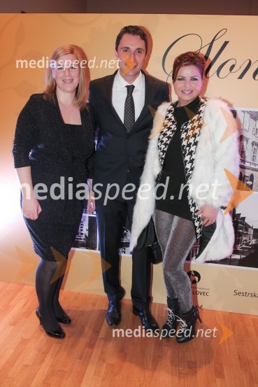  Nataša  Keršič Razinger, direktorica hotela Kompas ;  Gregor  Jamnik, direktor hotela Slon;  Neža Buh-Neisha, glasbenicaTradicionalno srečanje poslovnih partnerjev hotelov Slon, Lovec in Kompas