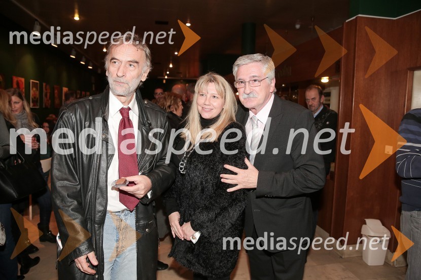  Jonas Žnidaršič, igralec;  Vesna Perona, televizijska producentka;  Petar Radović, režiserKo ko komedija, premiera in VIP zabava