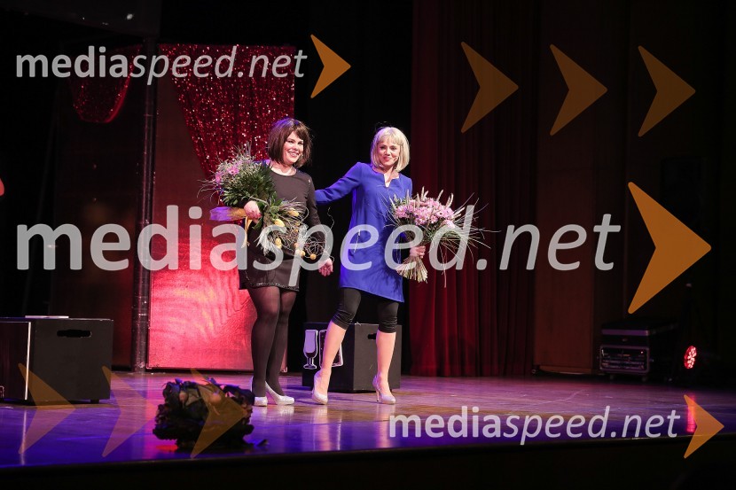  Ana Maria Mitić, stand up komičarka;  Katarina Čas, igralka, voditeljicaKo ko komedija, premiera in VIP zabava
