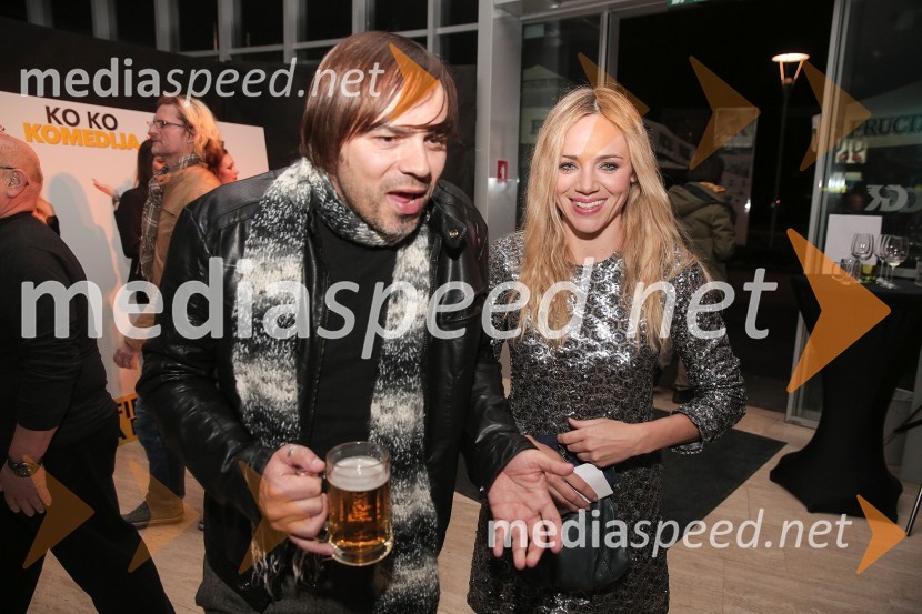  Lado Bizovičar, igralec;  Katarina Čas, igralka, voditeljicaKo ko komedija, premiera in VIP zabava