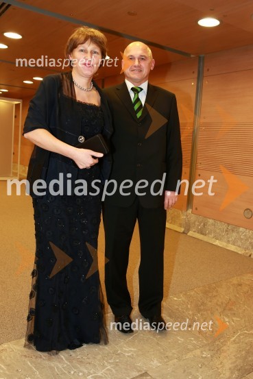  Ani Klemenčič;  Zoran Klemenčič, direktor Sove18. Veliki dobrodelni Lions ples