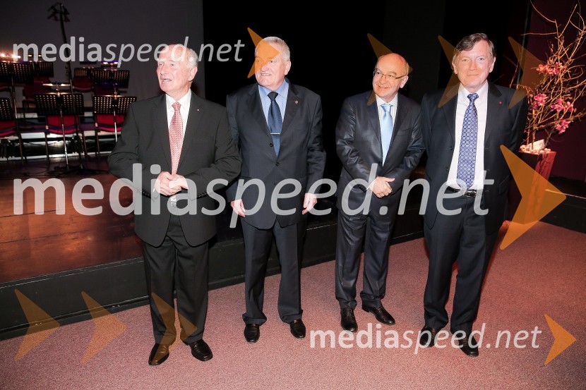  Tone Prosenc;  Borut Miklavčič, nekdanji minister za zdravje;  Mitja Rotovnik, nekdanji direktor Cankarjevega doma;  Uroš Lajovic, dirigent18. Veliki dobrodelni Lions ples