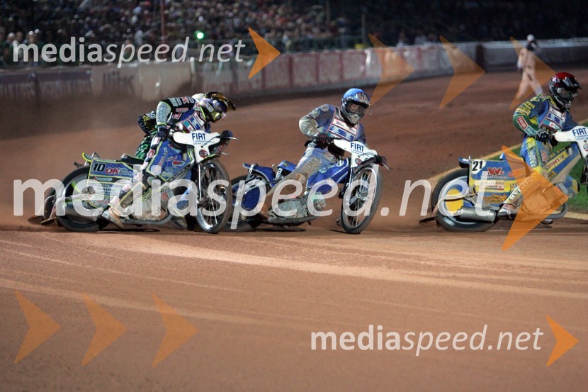 Bjarne Pedersen, Danska; Scott Nicholls, Velika Britanija; Roman Povazhny, Rusija in Stefan Andersson, ŠvedskaSPEEDWAY, Speedway Grand Prix - VN Italije 2005 dirka