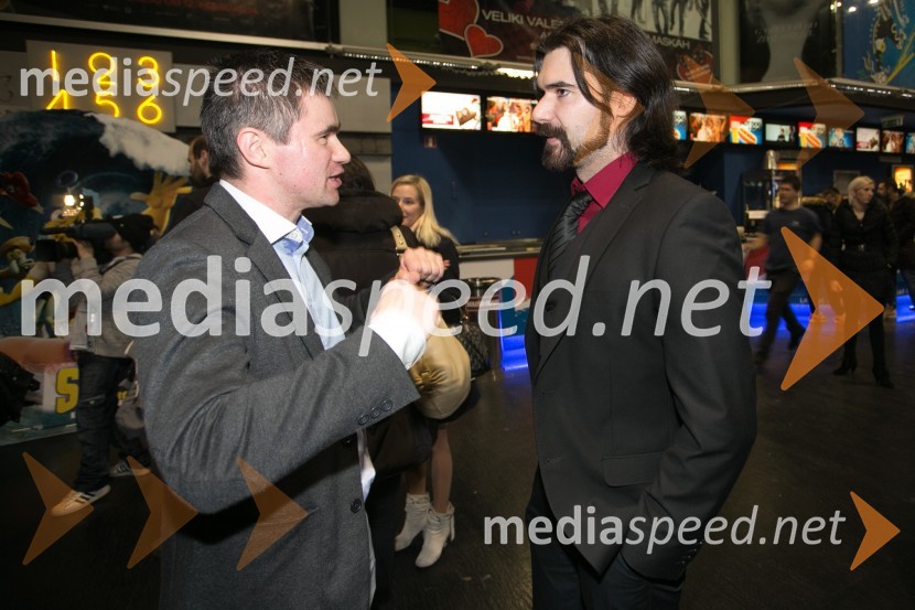  Jernej  Škulj, igralec;  Jure Gorjanec, igralecŠuplje priče, premiera filma