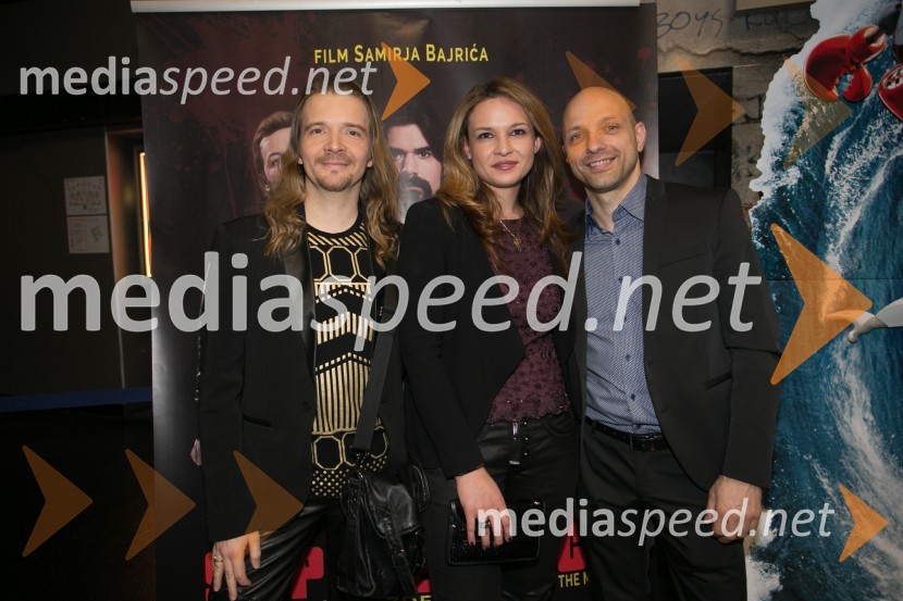  Branden  Garrett, igralec;  Sanja Gregorčič, igralka;  Marjan  Radanovič, igralecŠuplje priče, premiera filma