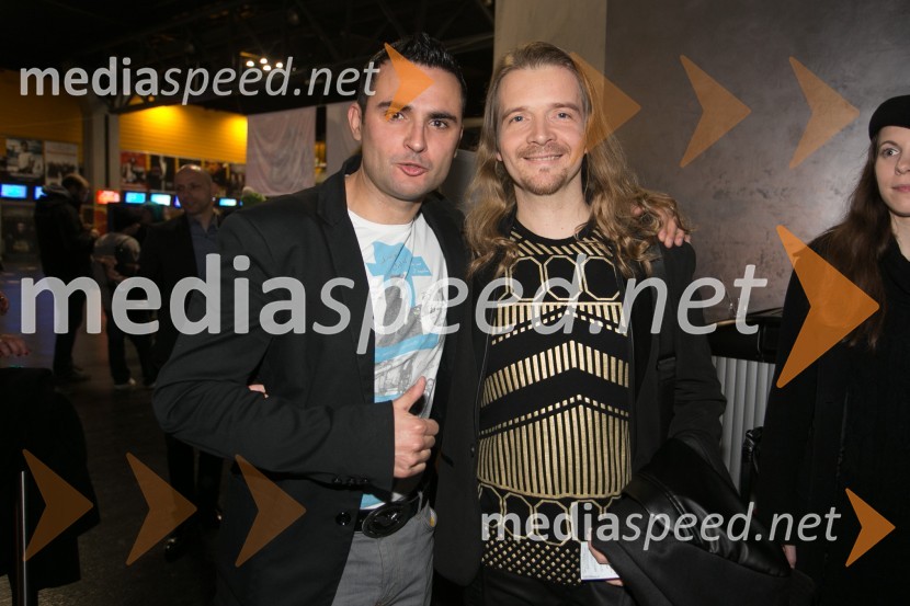  Dino Hajderović, igralec;  Branden  Garrett, igralecŠuplje priče, premiera filma