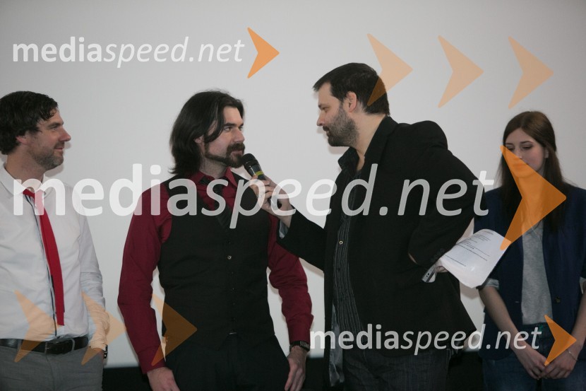  Jure Gorjanec, igralec;  Iztok Gartner, igralec, moderatorŠuplje priče, premiera filma