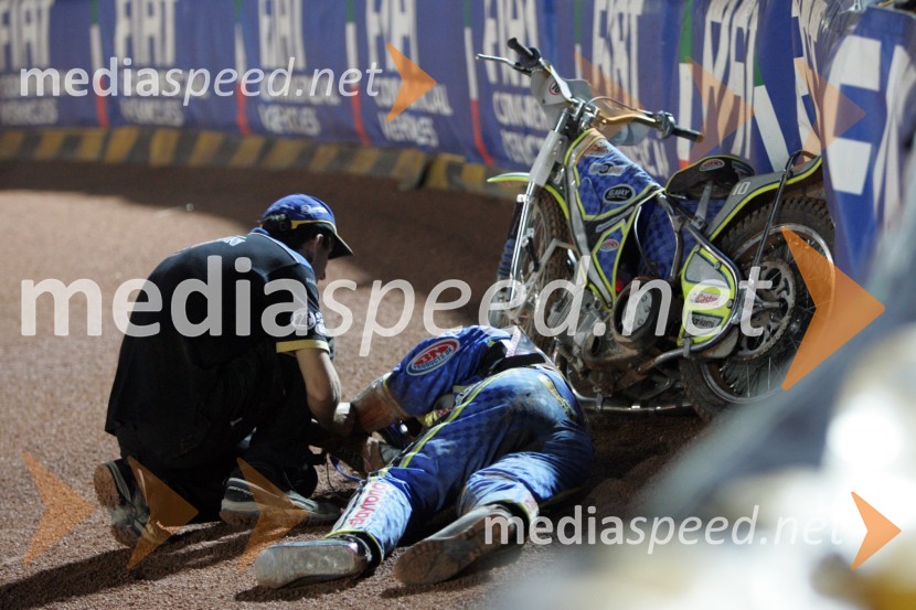 Bjarne Pedersen, Danska; Scott Nicholls, Velika Britanija; Roman Povazhny, Rusija in Stefan Andersson, ŠvedskaSPEEDWAY, Speedway Grand Prix - VN Italije 2005 dirka