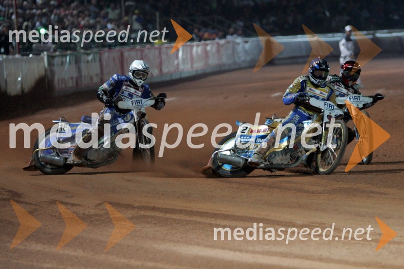 Matej Žagar, Slovenija in Tony Rickardsson, ŠvedskaSPEEDWAY, Speedway Grand Prix - VN Italije 2005 dirka