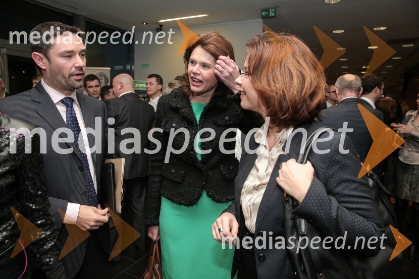  Janko Medja, predsednik uprave NLB d.d.; mag. Alenka Bratušek, nekdanja predsednica vlade Republike Slovenije, predsednica stranke Zavezništvo AB;  Maša Kociper, nekdanja poslankaMlada managerka 2014 je Tanja Skaza