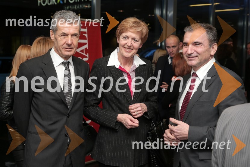  Stojan Petrič, predsednika sosveta Kolektor Group;  Cvetka Selšek, predsednica upravnega odbora SKB;  Janko  Veber, minister za obramboMlada managerka 2014 je Tanja Skaza