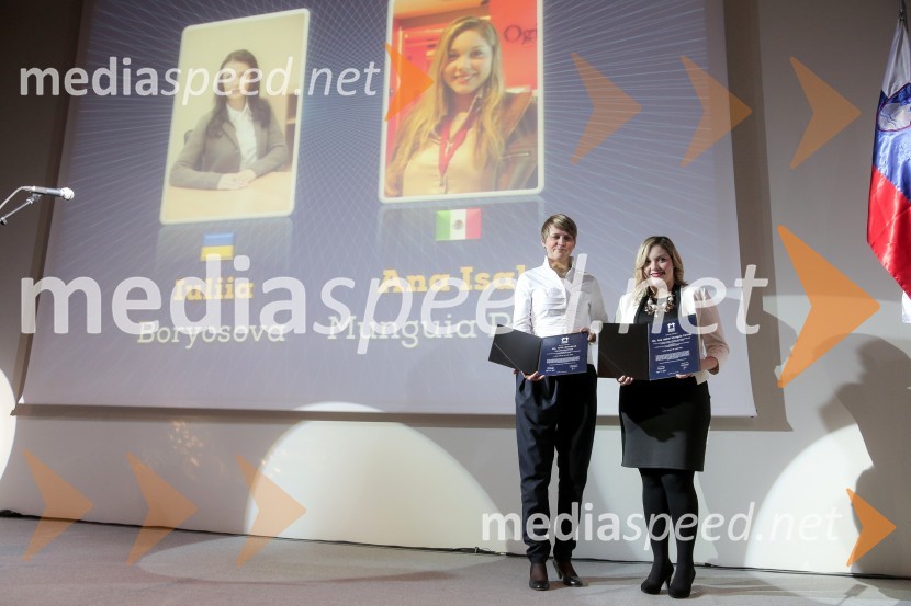  Iuliia Borysova;  Ana Isabel Munguia PartidaMlada managerka 2014 je Tanja Skaza