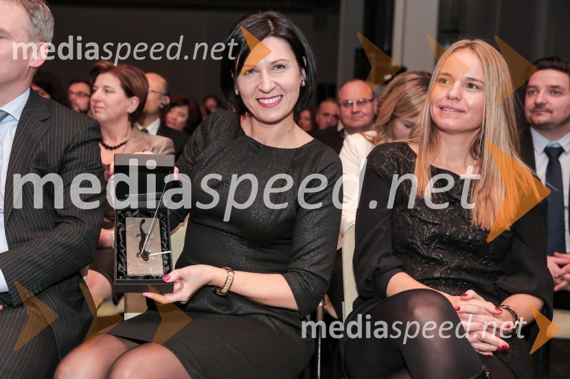  Tanja Skaza, direktorica, Plastika Skaza;  Anuška Cerovšek Beltram, direktorica Stal d.o.o.Mlada managerka 2014 je Tanja Skaza