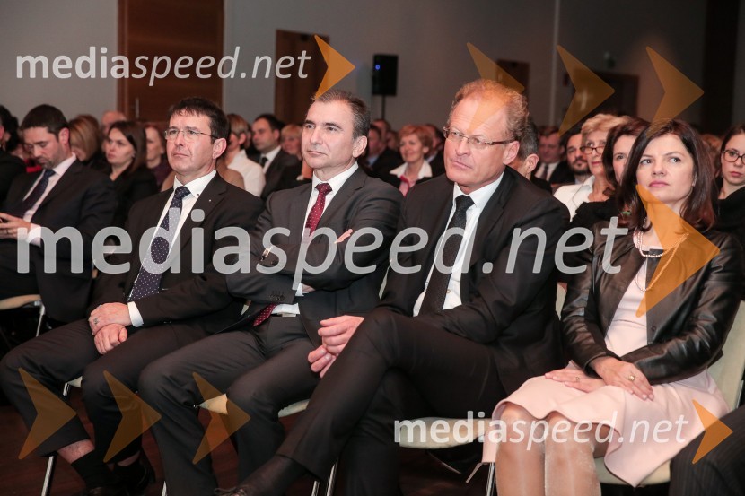  Boris Koprivnikar, minister za javno upravo;  Janko  Veber, minister za obrambo;  Janez  Škrabec, direktor Riko d.o.o.,  Alumni kluba EF, predsednik Slovensko-ruskega poslovnega sveta; mag. Sonja  Šmuc, izvršna direktorica Združenja ManagerMlada managerka 2014 je Tanja Skaza