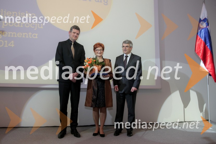 mag. Tomaž  Berločnik, predsednik uprave Petrol d.d.; prof. dr.  Danica  Purg,  direktorica IEDC Poslovna šola Bled;  Aleksander  Zalaznik, generalni direktor Danfoss Trate, predsednik Združenja ManagerMlada managerka 2014 je Tanja Skaza