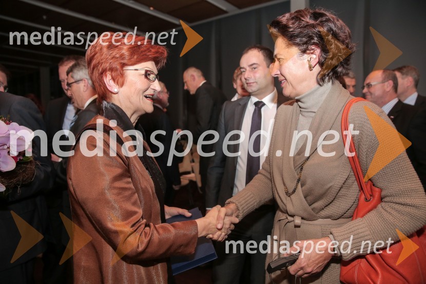 prof. dr.  Danica  Purg,  direktorica IEDC Poslovna šola Bled;  Anunciada Fernández de Córdova, veleposlanica Španije v SlovenijiMlada managerka 2014 je Tanja Skaza