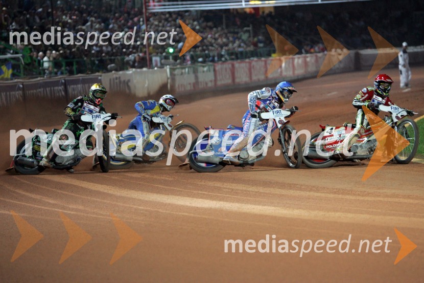 Scott Nicholls, Velika Britanija, Tony Rickardsson, Švedska; Jason Crump, Avstralija in Leigh Adams, AvstralijaSPEEDWAY, Speedway Grand Prix - VN Italije 2005 dirka