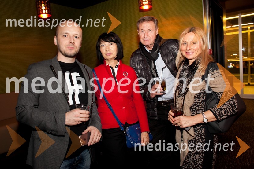  Bojan Belna ml., solastnik lokala LUFT;  Seka Mirnik, direktorica podjetja SMS Marketing ;  Iztok Mirnik, Autocommerce d.o.o., Maribor;  ... LUFT, otvoritev