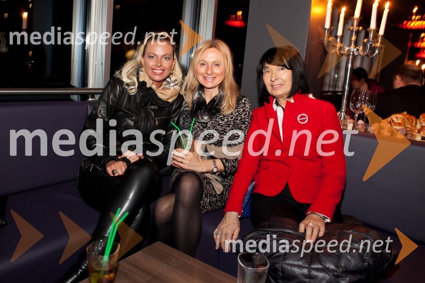  Nely Belna, soproga Bojana Belna st.;  ... ;  Seka Mirnik, direktorica podjetja SMS Marketing LUFT, otvoritev