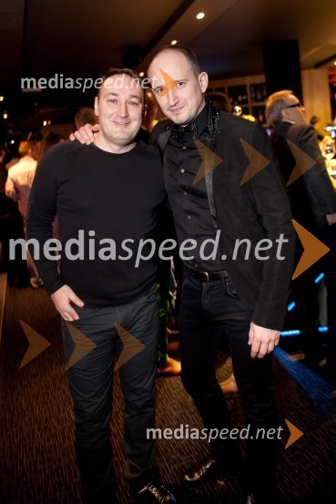  Simon Demitrovič, DJ;  Domen Krušnik, vodja projekta LUFTLUFT, otvoritev