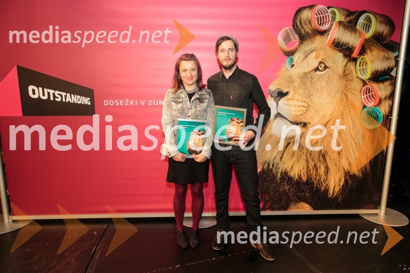  Darja Počič, Cockta, Droga Kolinska;  Dominik Bagola, glasbenikOutstanding 2014, podelitev nagrad