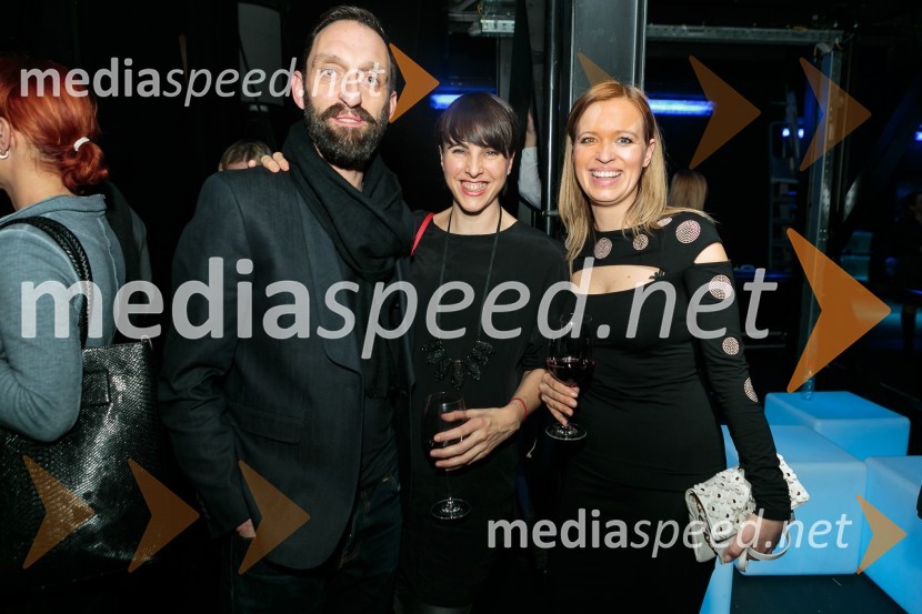  Uroš Koričan, agencija Publicis;  Katja Petrin Dornik, Luna TBWA;  Teja Starc, Zavarovalnica TiliaOutstanding 2014, podelitev nagrad