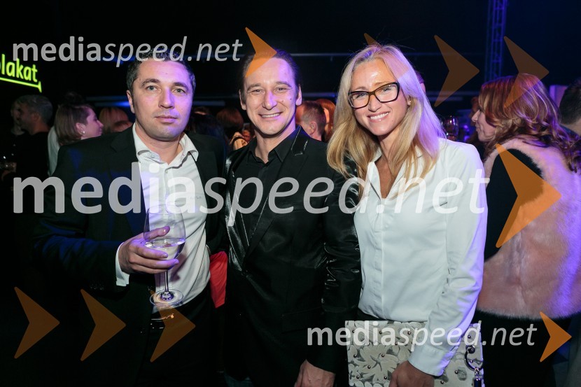  Boštjan Berčan, namestnik direktorja Europlakat;  Domen Prešeren;  Urša PlutOutstanding 2014, podelitev nagrad