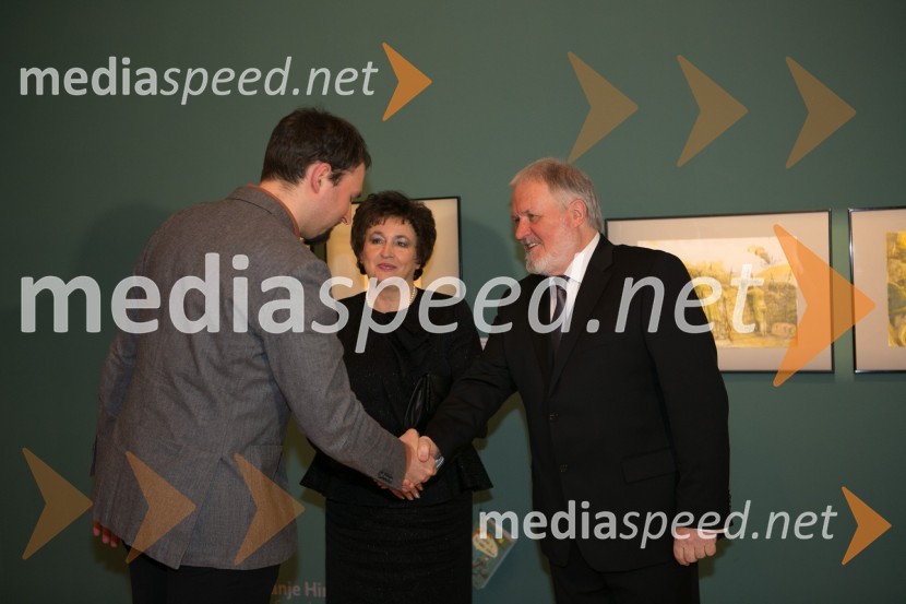  Vito Žuraj, skladatelj; mag. Julijana Bizjak Mlakar, ministrica za kulturo; prof. dr. Janez Bogataj, predsednik Upravnega odbora Prešernovega skladaPrešernova proslava ob kulturnem prazniku 2015