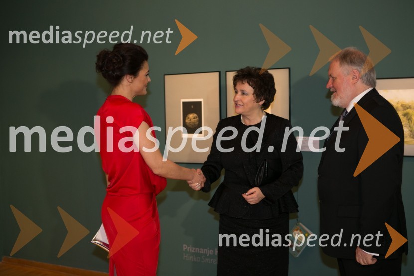  Pia Zemljič, igralka; mag. Julijana Bizjak Mlakar, ministrica za kulturo; prof. dr. Janez Bogataj, predsednik Upravnega odbora Prešernovega skladaPrešernova proslava ob kulturnem prazniku 2015