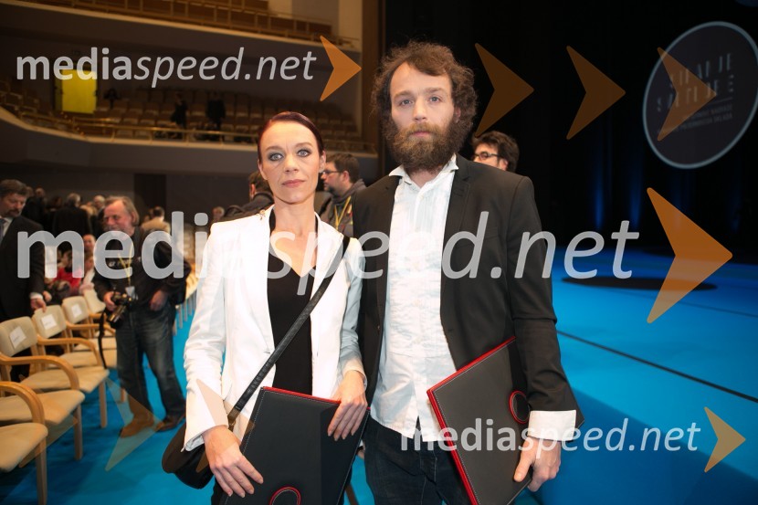  Rosana Hribar, plesalka;  Gregor Luštek, igralecPrešernova proslava ob kulturnem prazniku 2015